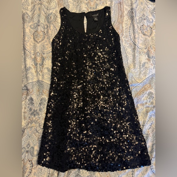 Black sequin dress from White House Black Market  size XS. Excellent condition. - Picture 1 of 3